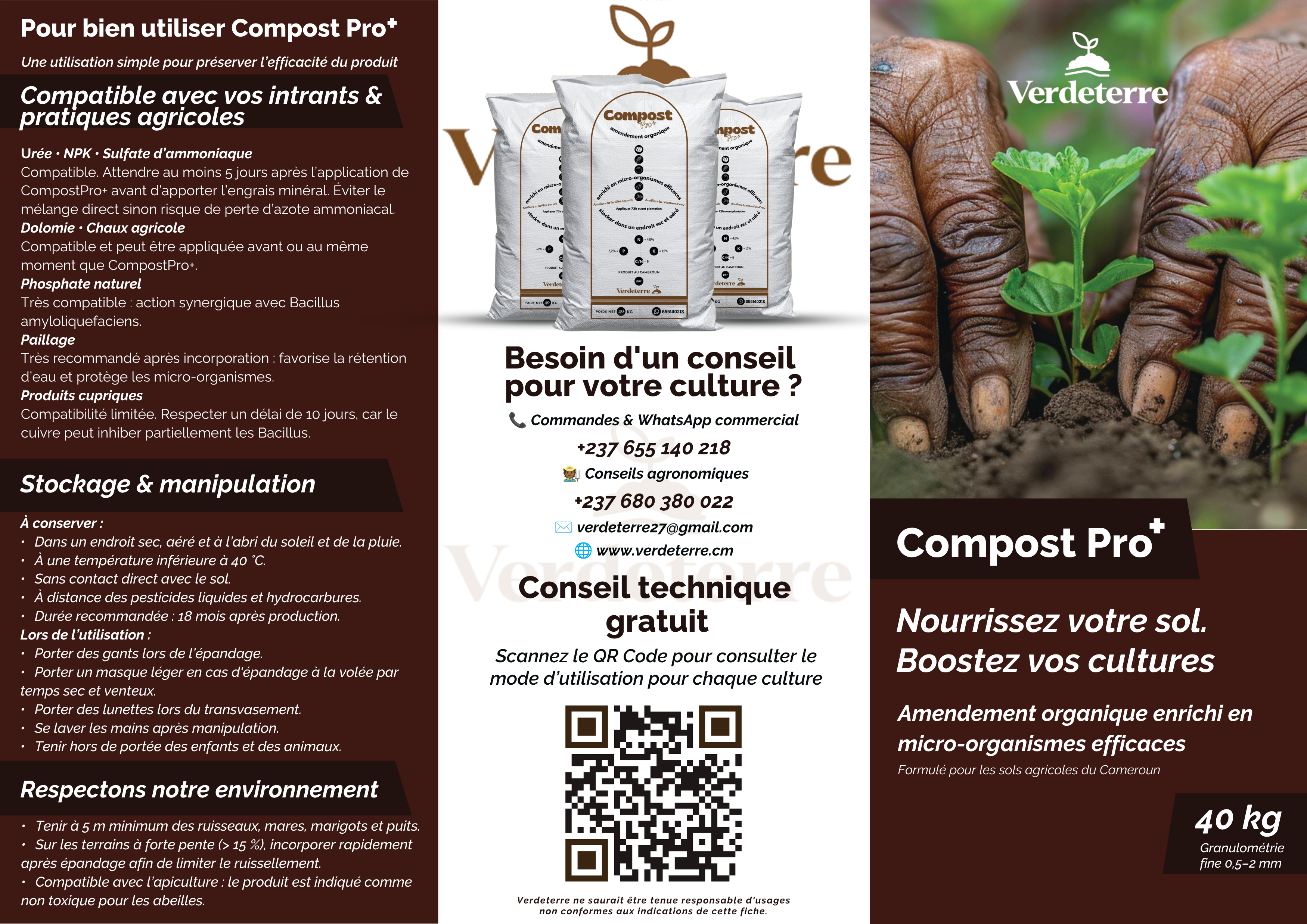 Fiche technique illustrée Compost Pro+, page 3